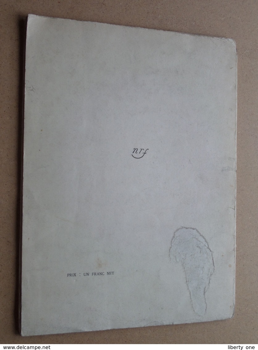 PAUL CLAUDEL - TROIS POËMES DE GUERRE ( 5me Edition / Nouvelle Revue Française ) Voir Photo > Ecrit 1916 Message ! - Frans