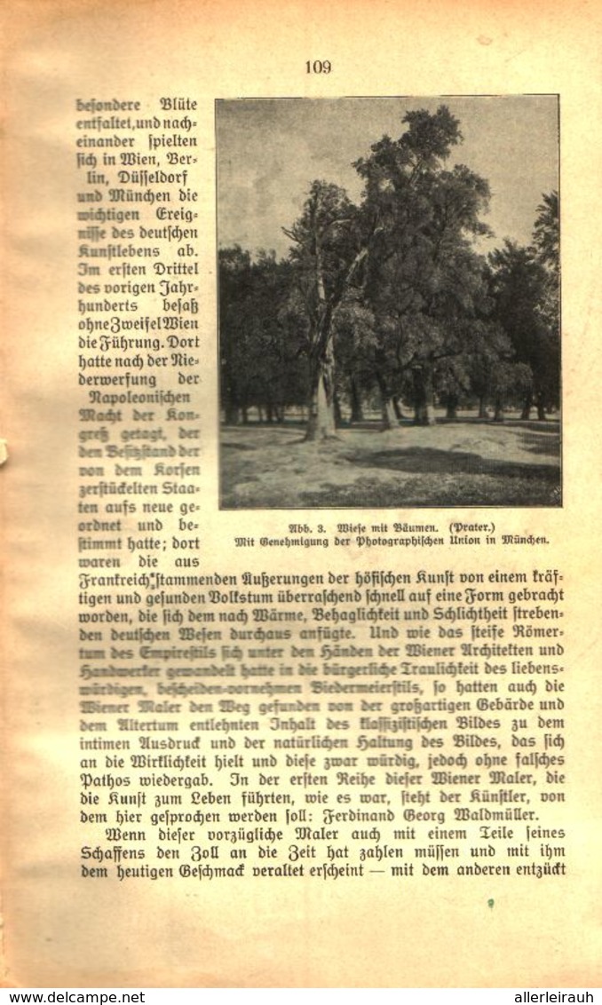 Ferdinand Georg Waldmueller  / Artikel, Entnommen Aus Kalender / 1910 - Paketten