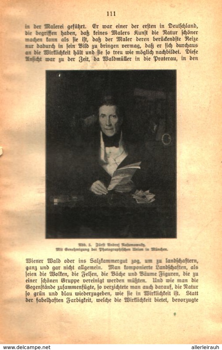 Ferdinand Georg Waldmueller  / Artikel, Entnommen Aus Kalender / 1910 - Empaques