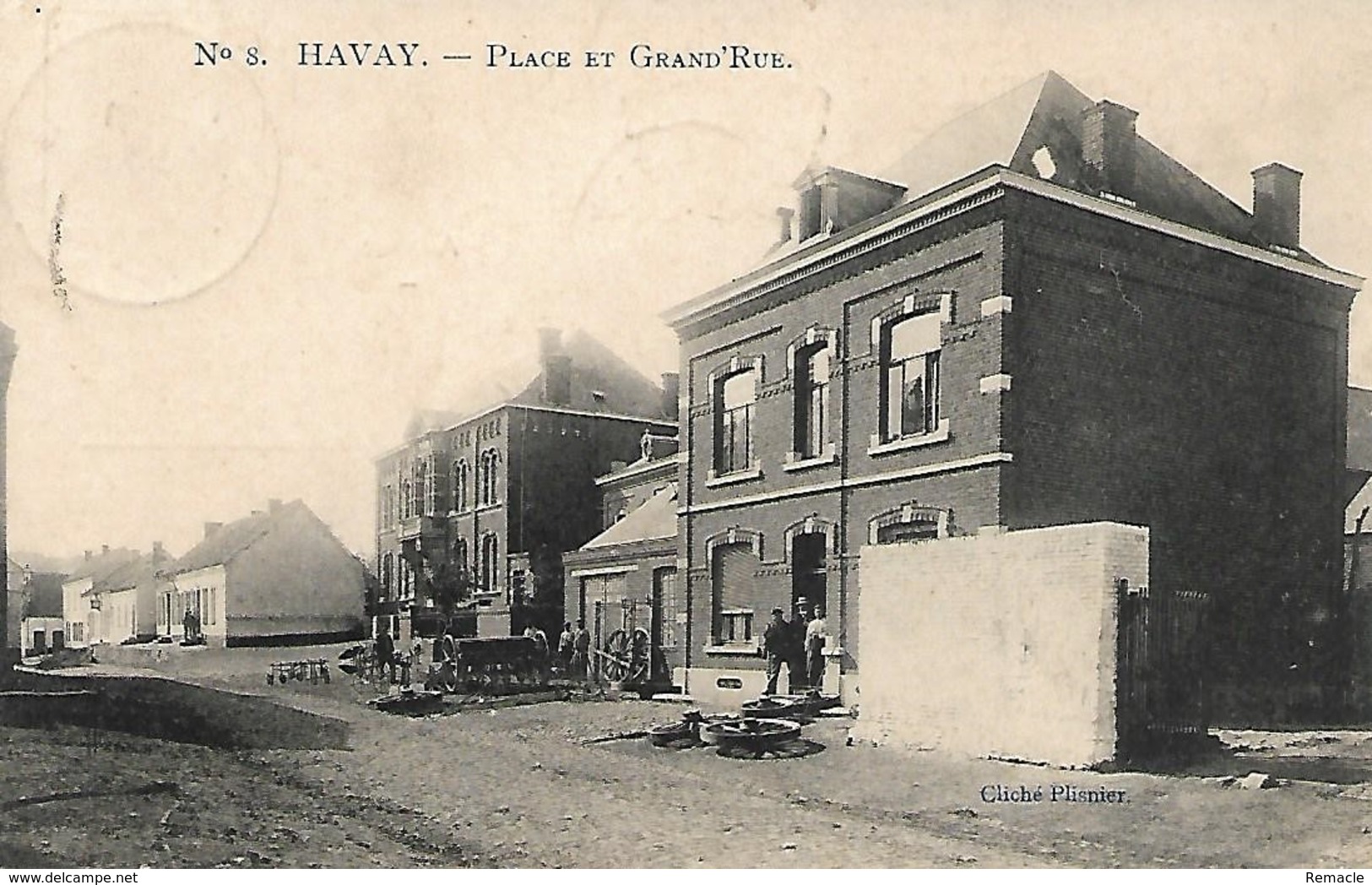 Havay  Place Et Grand Rue - Quévy