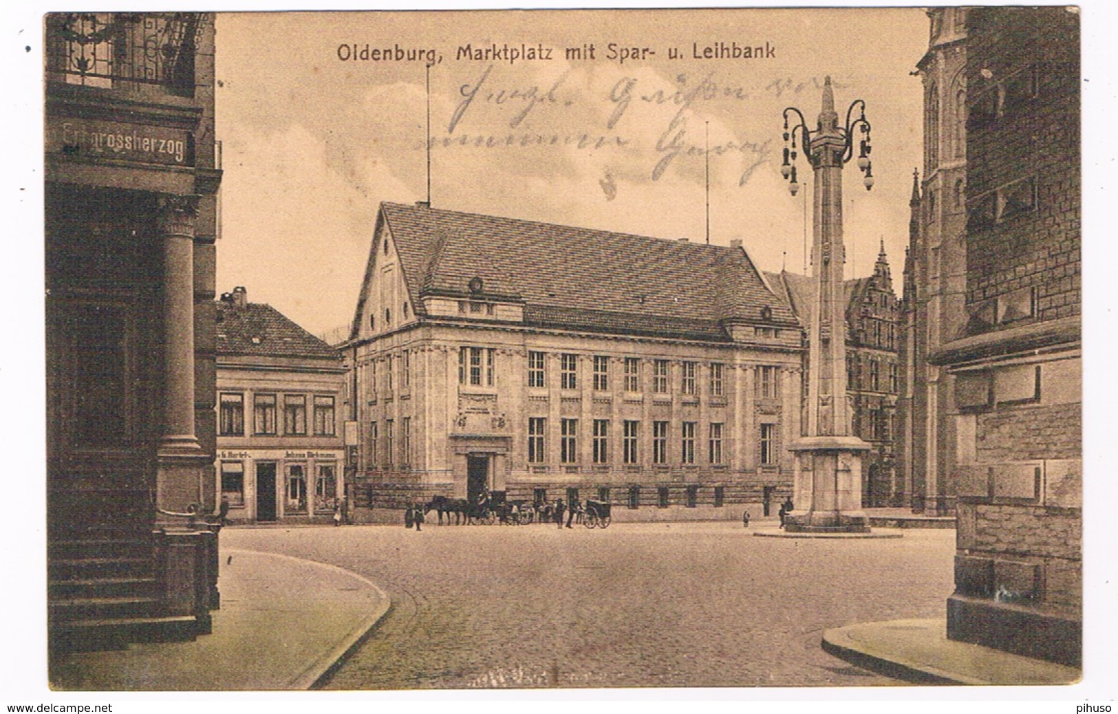 D-8401    OLDENBURG : Marktplatz Mit Spar- U. Leihbank - Oldenburg