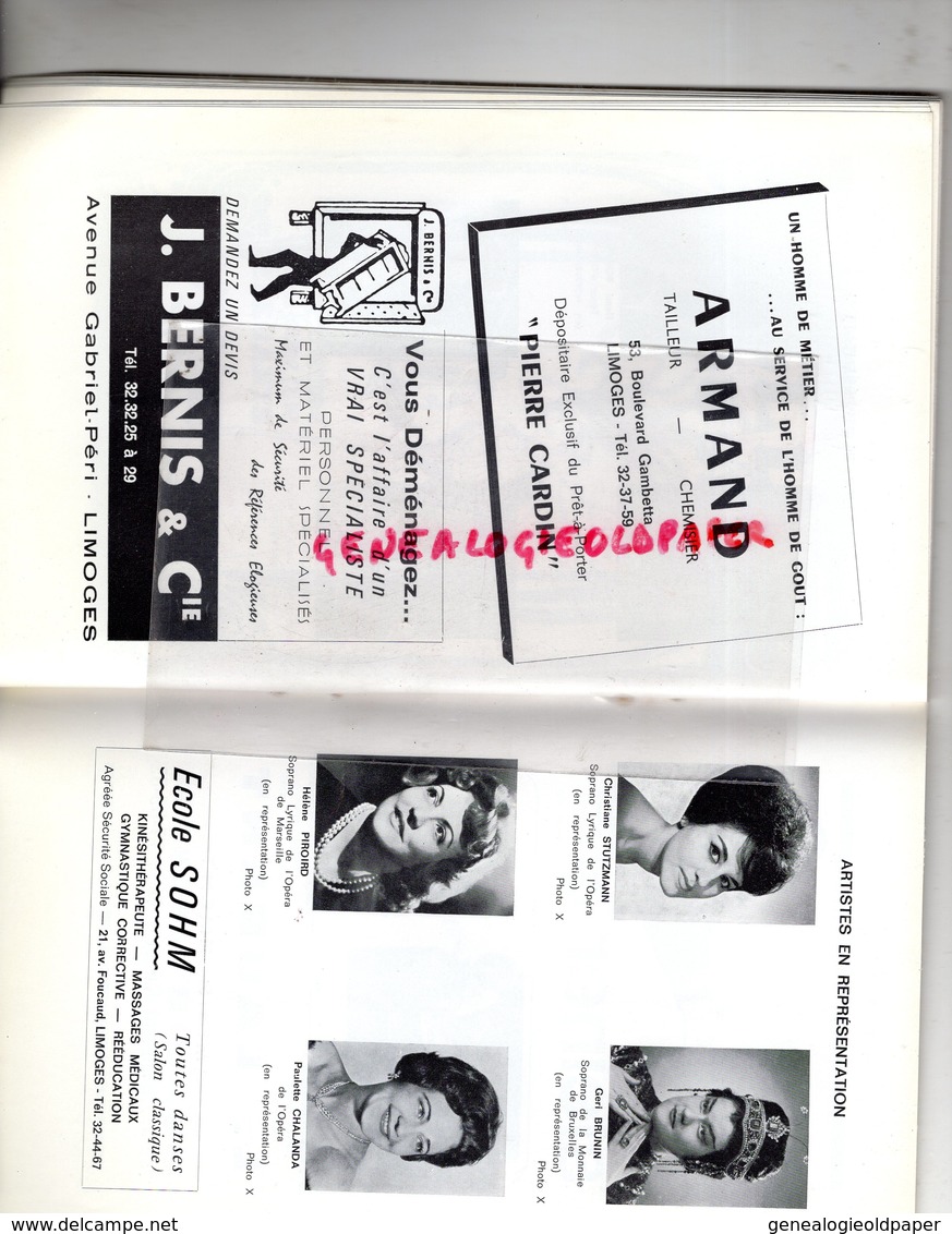 87-LIMOGES-PROGRAMME THEATRE 67-68-LE GRAND MOGOL-EDMOND AUDRAN-CHARLES COMETTI-EVA DELCANTE-VIDAL-VEYRAL-PANTINI-DESMET