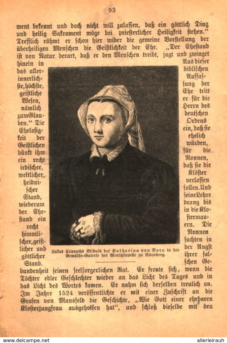 Luther Als Hausvater/ Druck, Entnommen Aus Kalender / 1884 - Bücherpakete