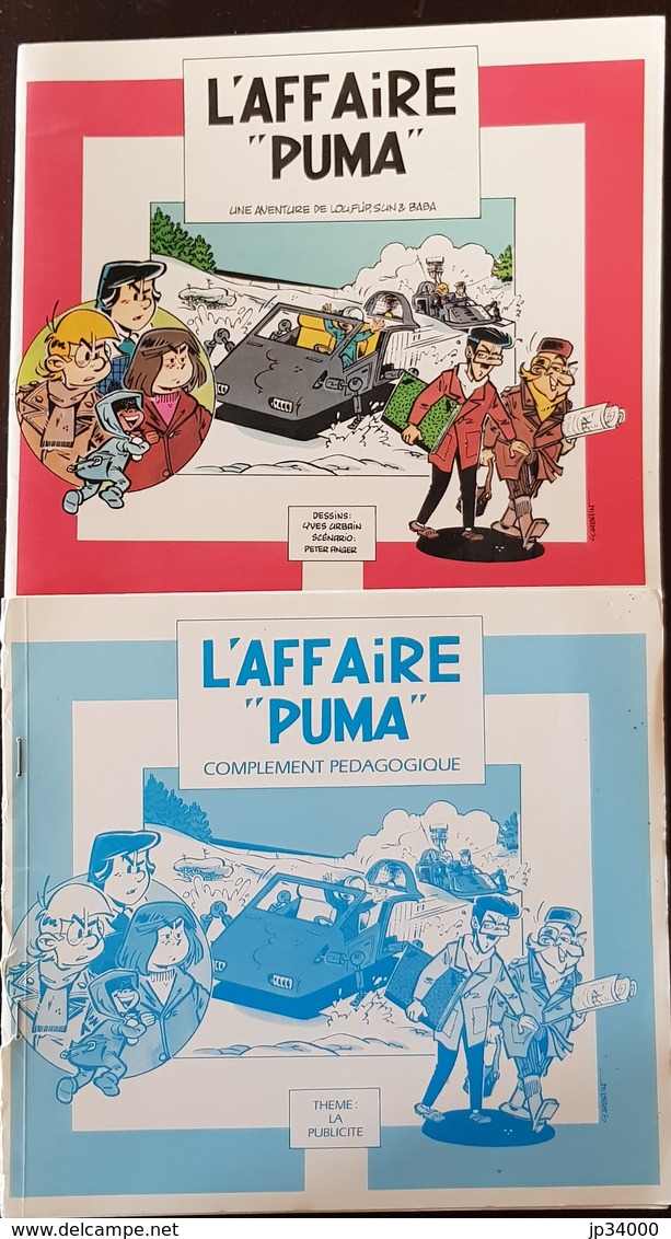 L'AFFAIRE PUMA BD + RARISSIME DOCUMENT PEDAGOGIQUE DU CRIOC 1982.  INTROUVABLE - Collezioni