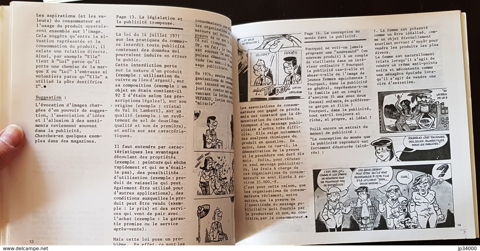 L'AFFAIRE PUMA BD + RARISSIME DOCUMENT PEDAGOGIQUE DU CRIOC 1982.  INTROUVABLE