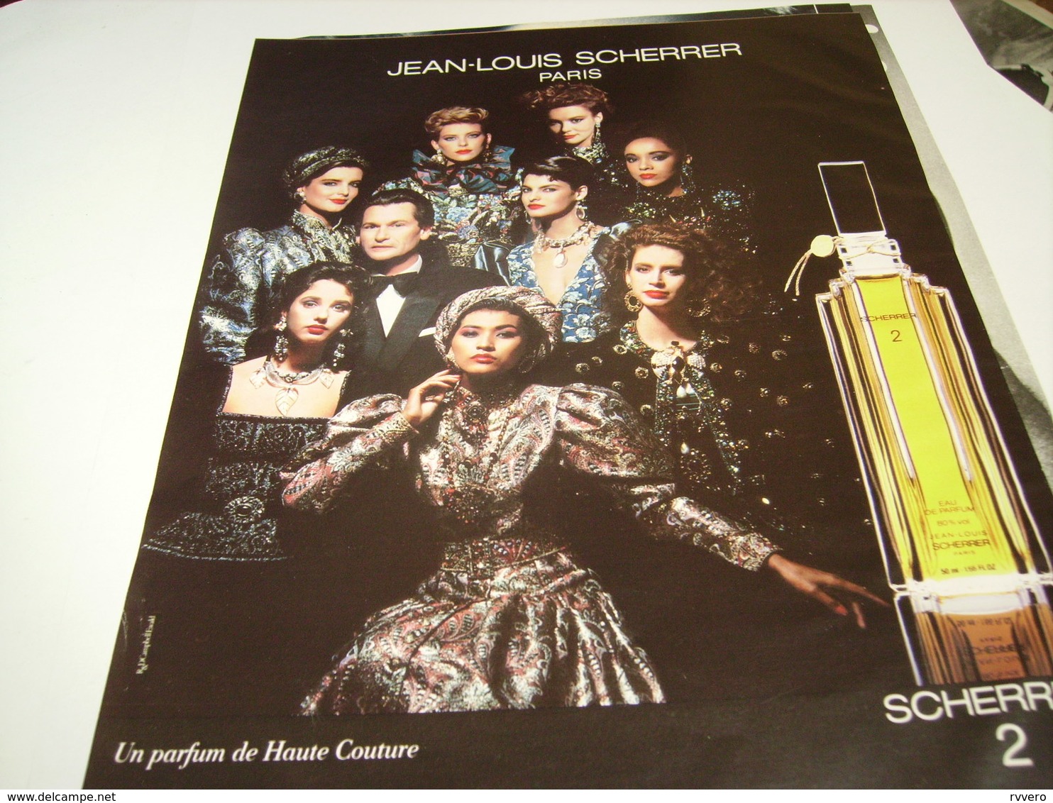 ANCIENNE PUBLICITE PARFUM SCHERRER2 DE SCHERRERE 1986 - Produits De Beauté