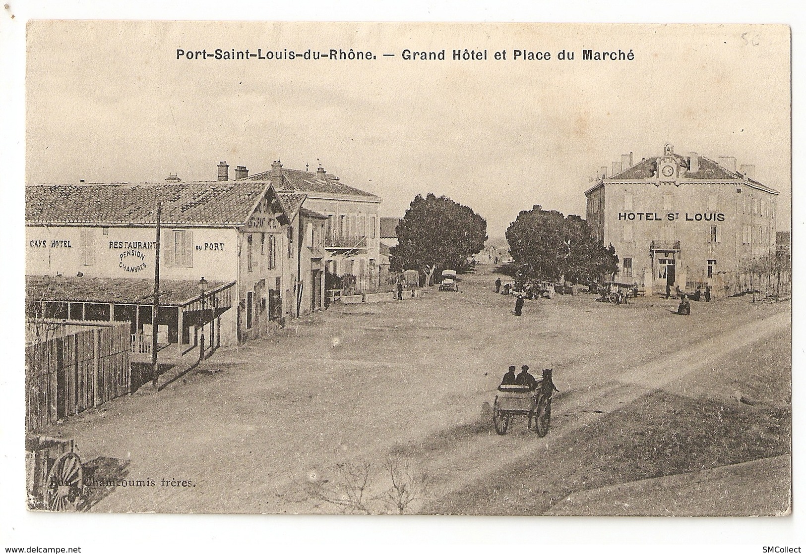 13 Port Saint Louis Du Rhône, Grand Hôtel Et Place Du Marché (1493) - Saint-Louis-du-Rhône