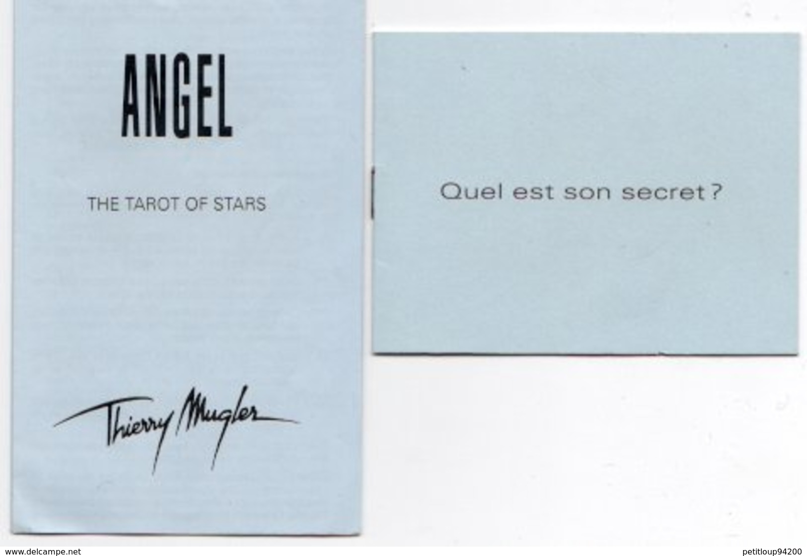 2 LIVRETS THIERRY MUGLER Angel - Unclassified