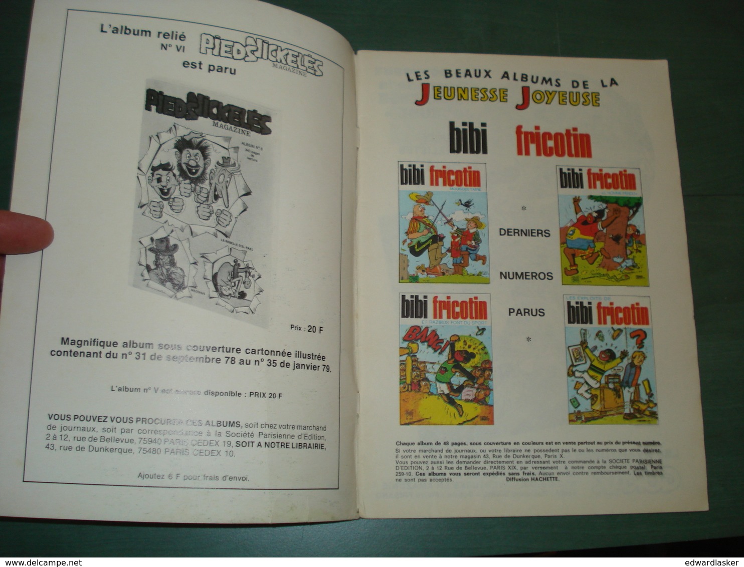 BIBI FRICOTIN N°70 : Et La Pipe Royale - Lacroix - S.P.E. - Réimp. De 1973 - Bibi Fricotin