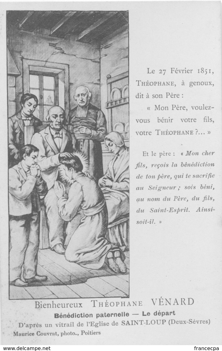 79-374 - DEUX-SEVRES - SAINT LOUP SUR THOUET- Hommage à Théophane VENARD - Le Départ - Saint Loup Lamaire