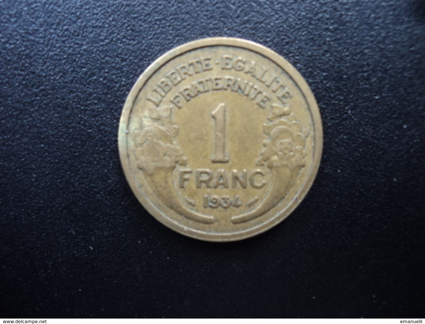 FRANCE : 1 FRANC  1934   F.219 / G.470 / KM 885     TTB+ - 1 Franc