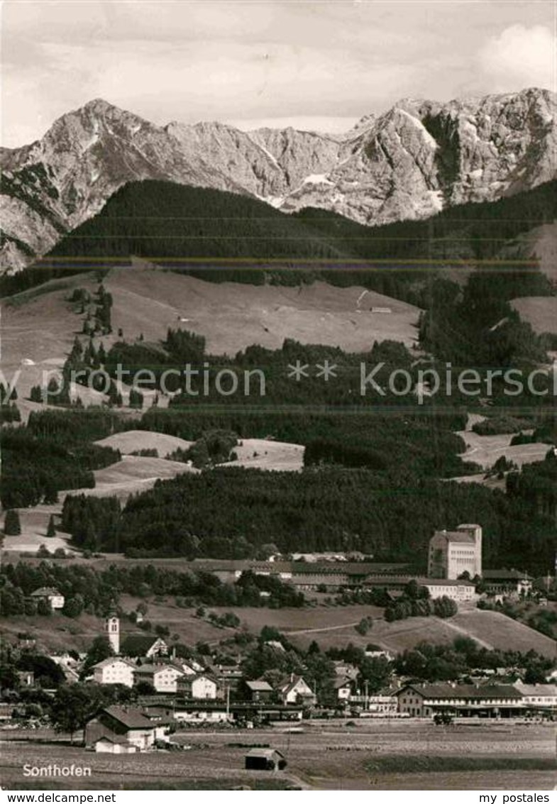 72856346 Sonthofen Oberallgaeu Mit Rotspitze Und Daumengruppe Sonthofen - Sonthofen