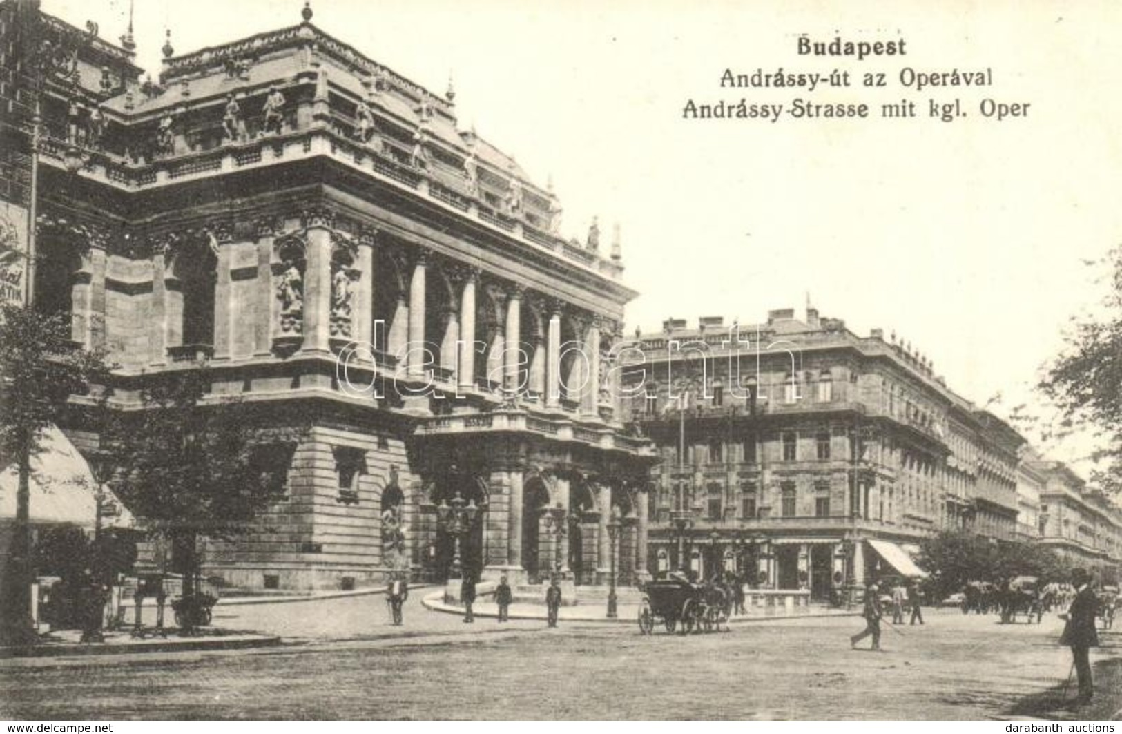 T2/T3 Budapest VI. Andrássy út és Az Opera (EK) - Non Classés