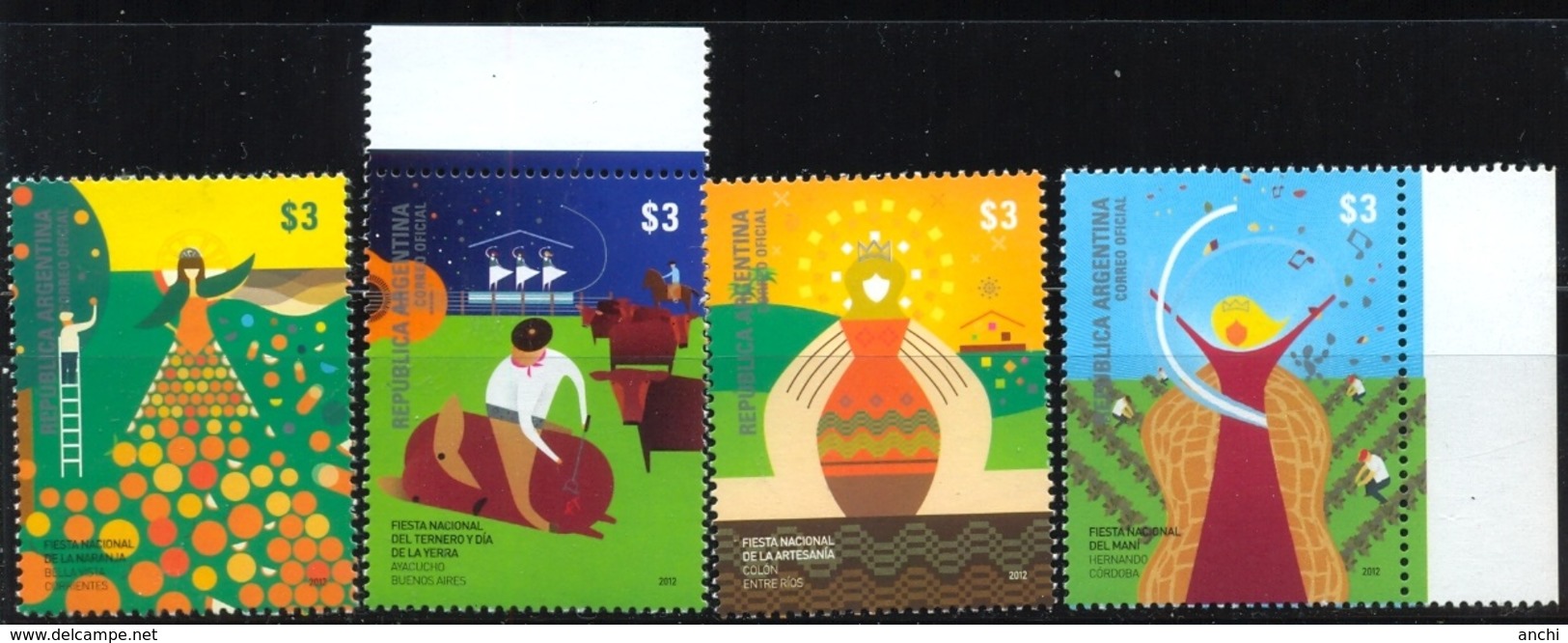 Argentina. 2012. Mint Michel 3472-75. - Ungebraucht