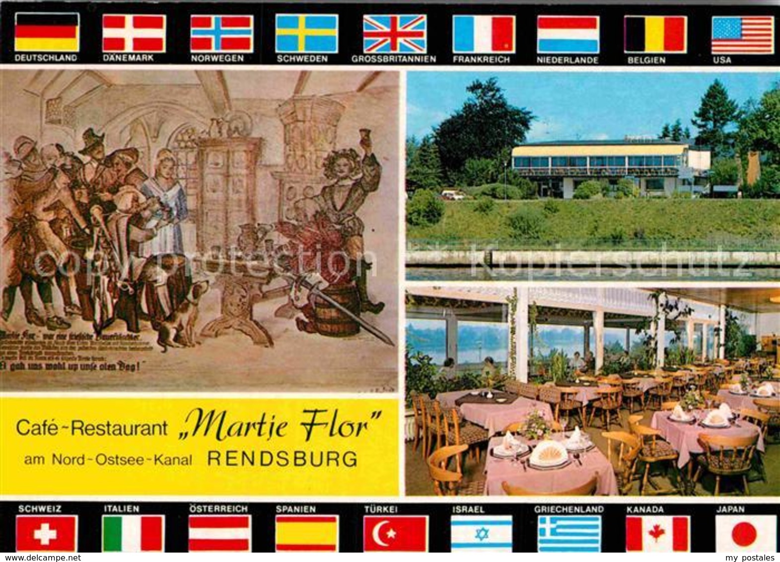 32853154 Rendsburg Cafe-Restaurant Martje Flor Nord-Ostsee-Kanal  Rendsburg - Rendsburg