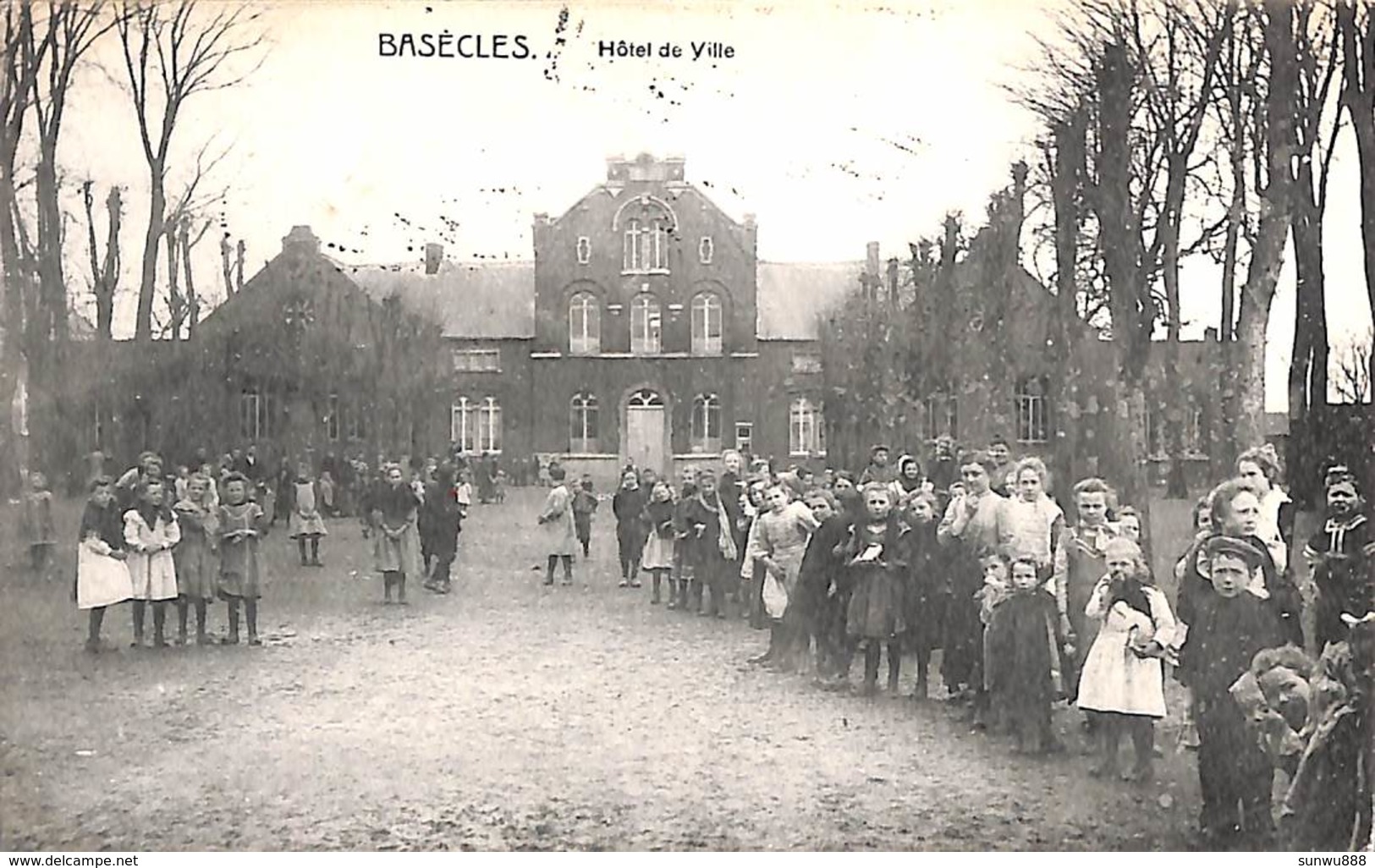 Basècles - Hôtel De Ville (top Animation, Griffe Carrières 1910) - Ath