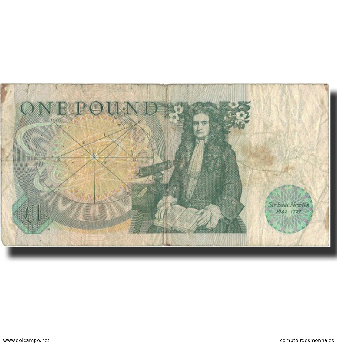 Billet, Grande-Bretagne, 1 Pound, Undated (1978-84), Undated, KM:377b, B - 1 Pound