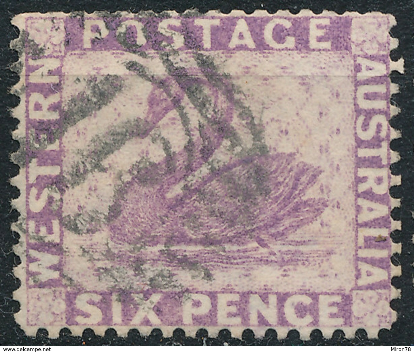 Stamp Australia 6p Used Lot13 - Used Stamps