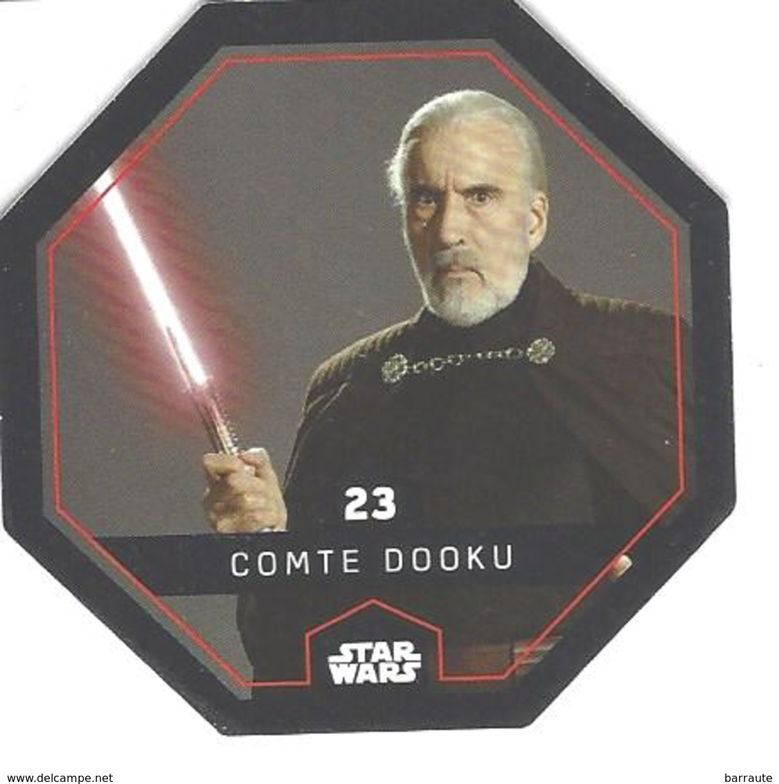 JETON LECLERC STAR WARS   N° 23 COMTE DOOKU - Power Of The Force