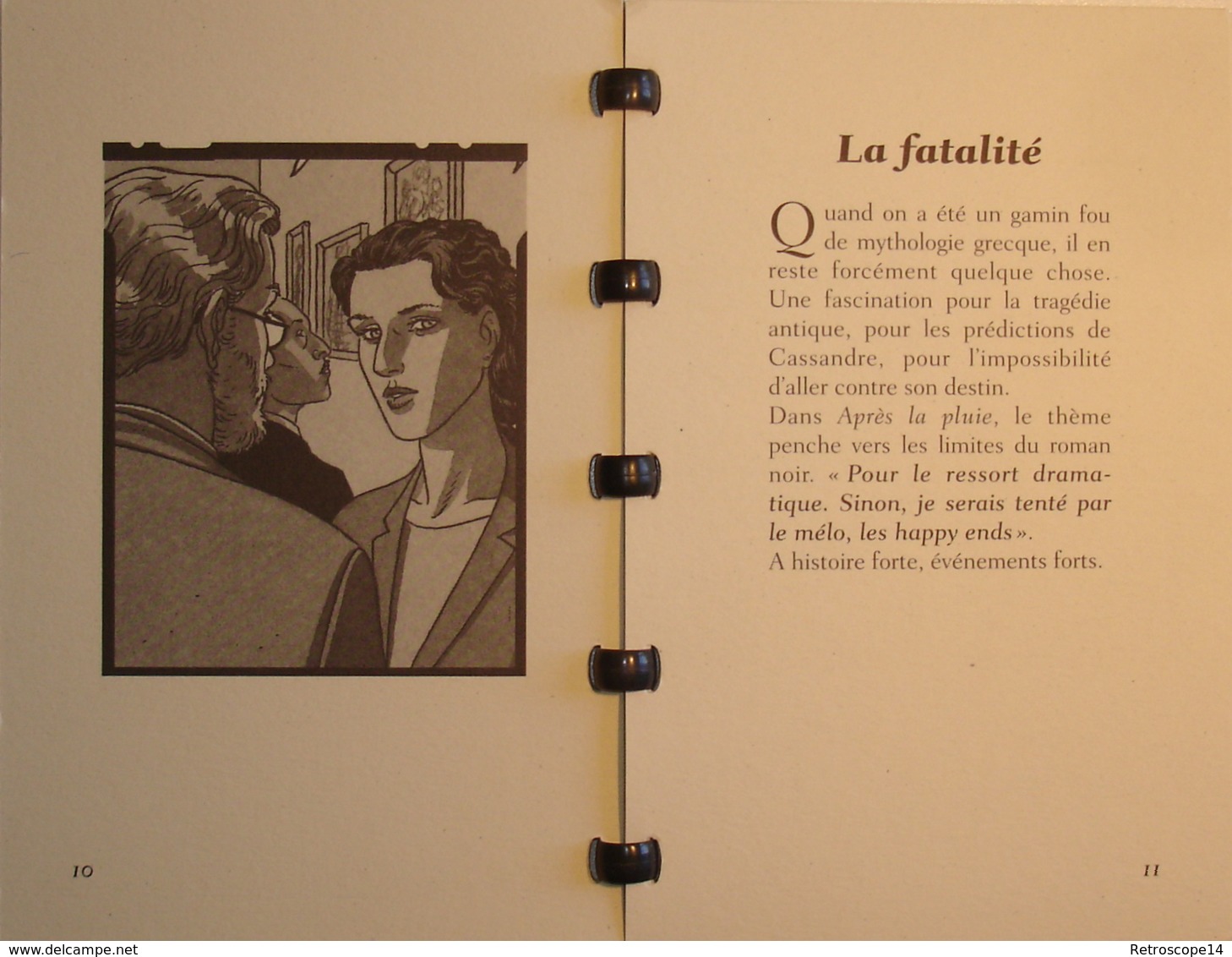 RARE. ANDRÉ JUILLARD. Dossier De Press APRÈS LA PLUIE, Casterman, 1998. - Persboek