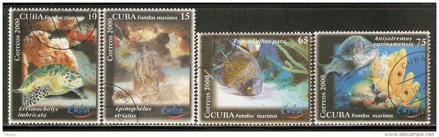 2000 Mi# 4314-4317 Used - Marine Life - Gebruikt