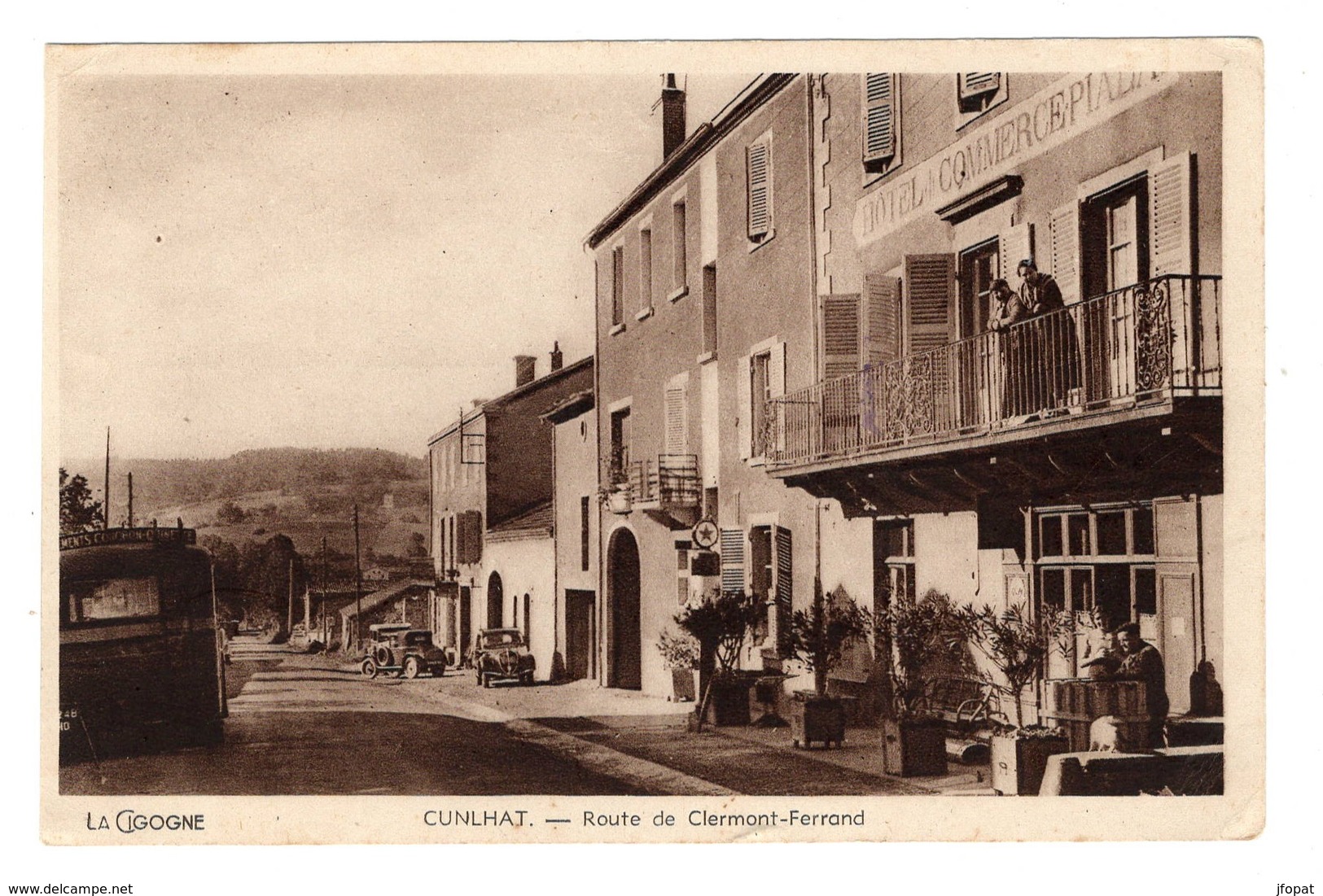 63 PUY DE DOME - CUNLHAT Route De Clermont-Ferrand - Cunlhat