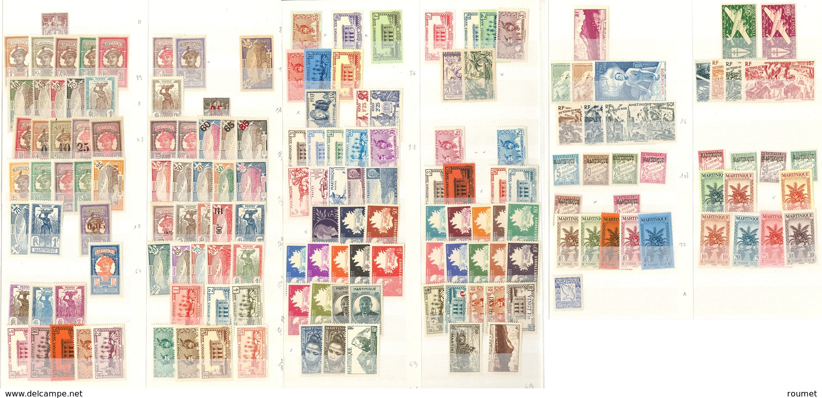 ** Collection. 1892-1947 (Poste, PA, Taxe), Valeurs Moyennes Et Qqs Séries Complètes. - TB - Autres & Non Classés