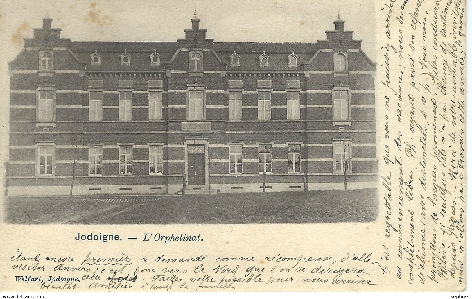 JODOIGNE : L'Orphelinat - Cachet De La Poste 1901 - Jodoigne