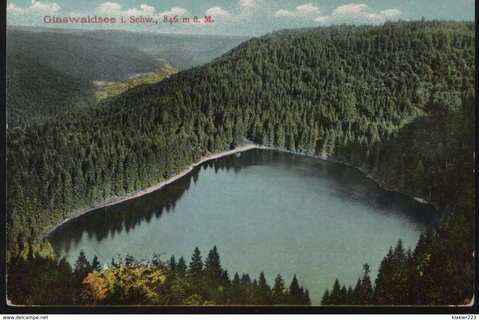 Glaswaldsee I. Schw., 846 M U M - Bad Rippoldsau - Schapbach