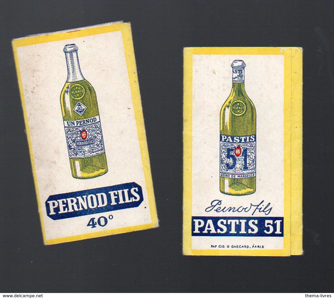 Petit Carnet De Feuilles De Papier à Cigarette PASTIS 51/PERNOD FILS  (PPP12034) - Advertising Items
