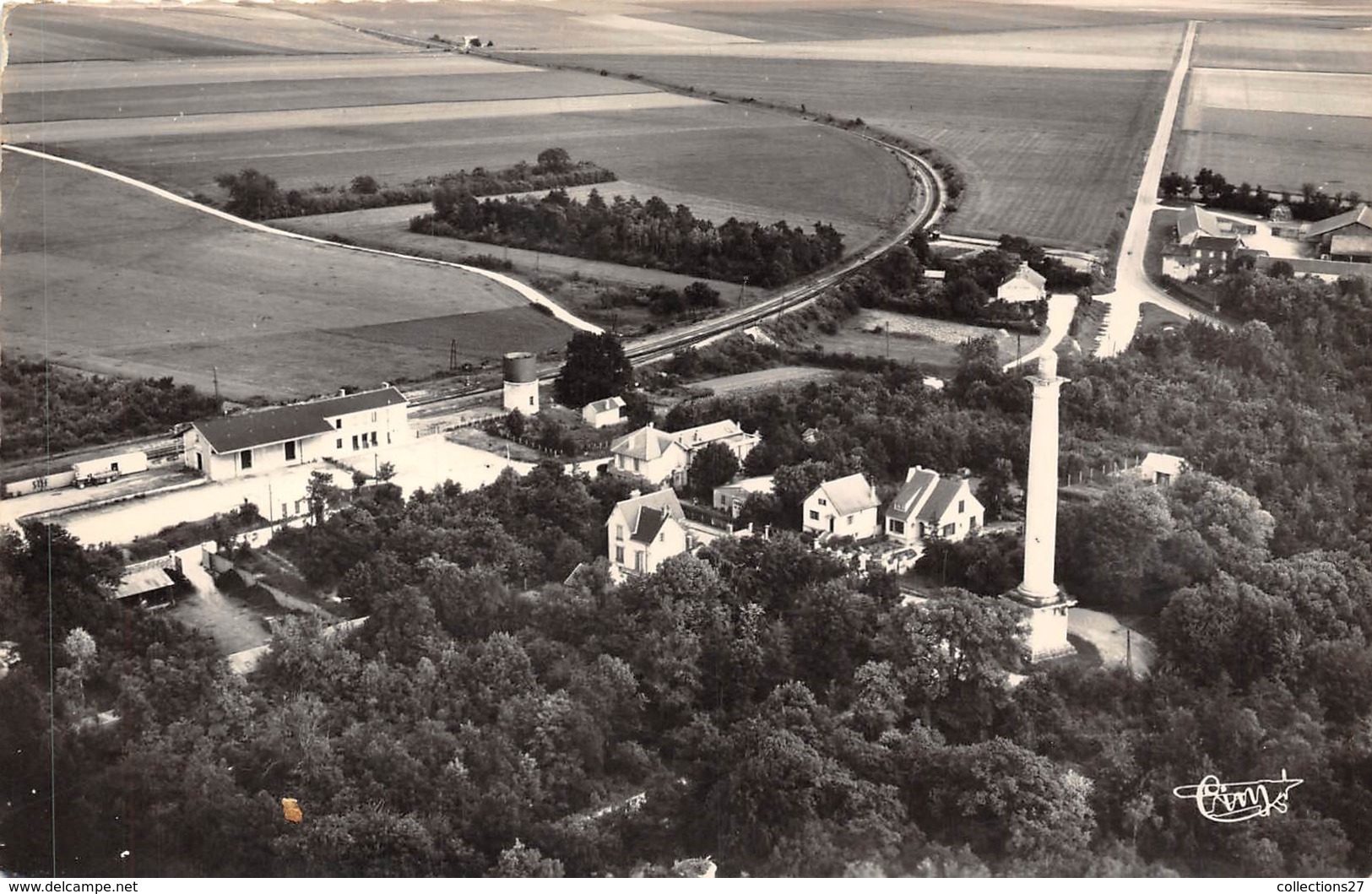 91-MEREVILLE-QUARTIER DE LA GARE , VUE GENERALE - Mereville