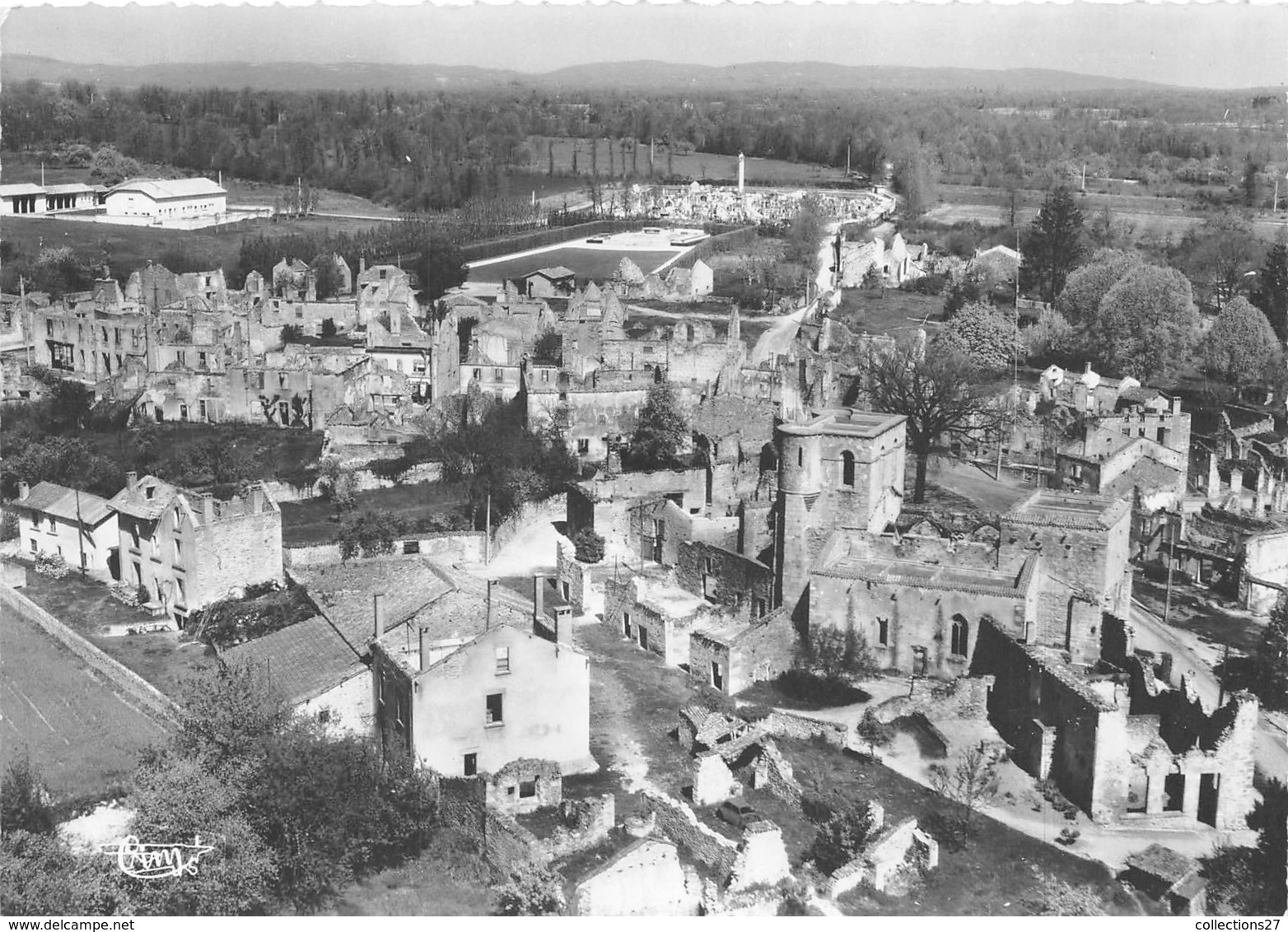 87-ORADOUR-SUR-GLANE- VUE AERIENNE - Oradour Sur Glane