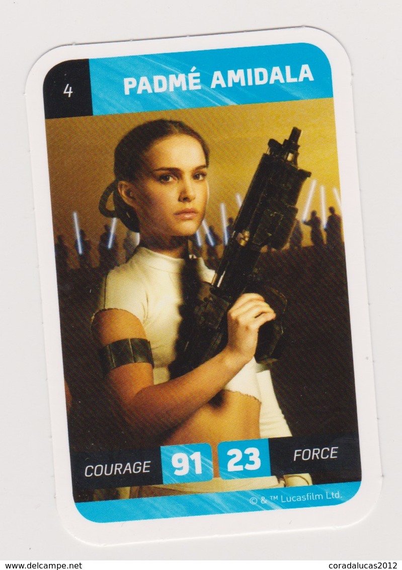 CARTE STAR WARS LECLERC     PADME AMIDALA  4 - Star Wars