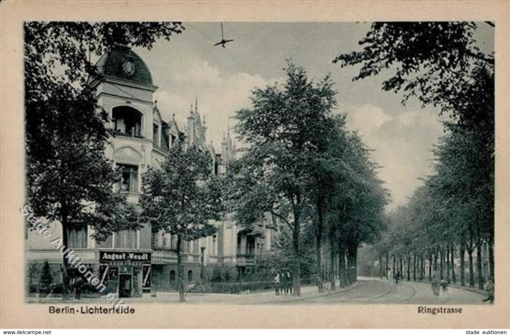 Lichterfelde (1000) Ringstrasse Delikatessenhandlung Wendt Steinäckerstrasse I- - War 1914-18