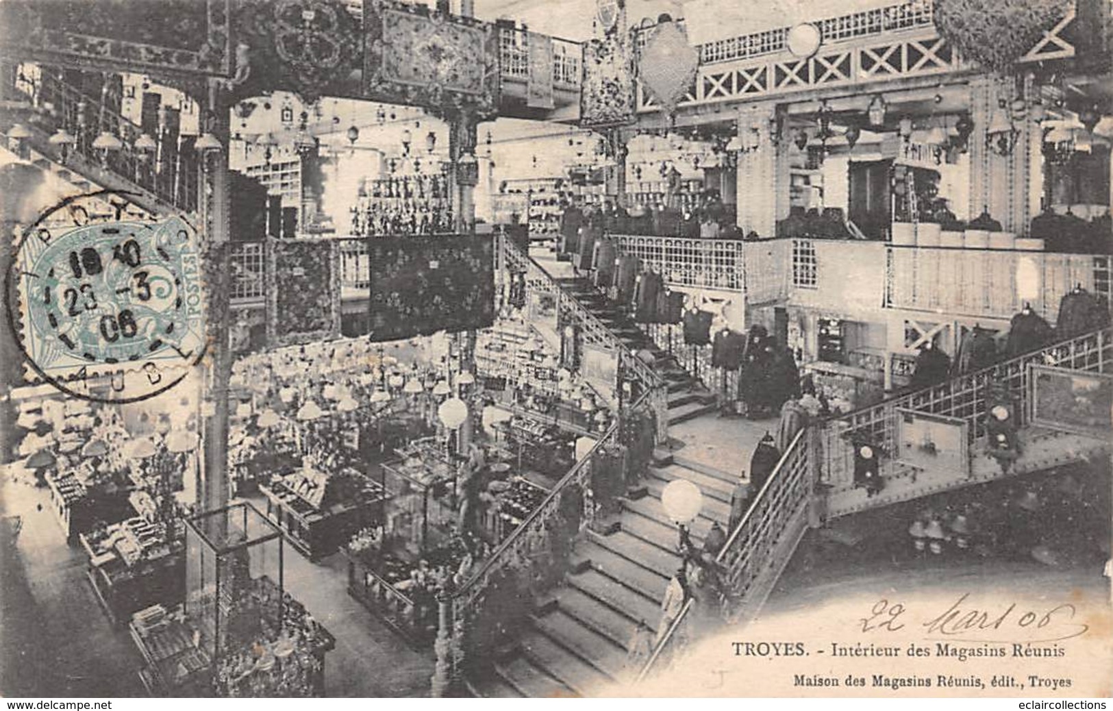 Théme:  Métier.  Commerce. Droguerie. Quincaillerie. Troyes 10. Intérieur Des Magasins Réunis   (voir Scan) - Andere & Zonder Classificatie