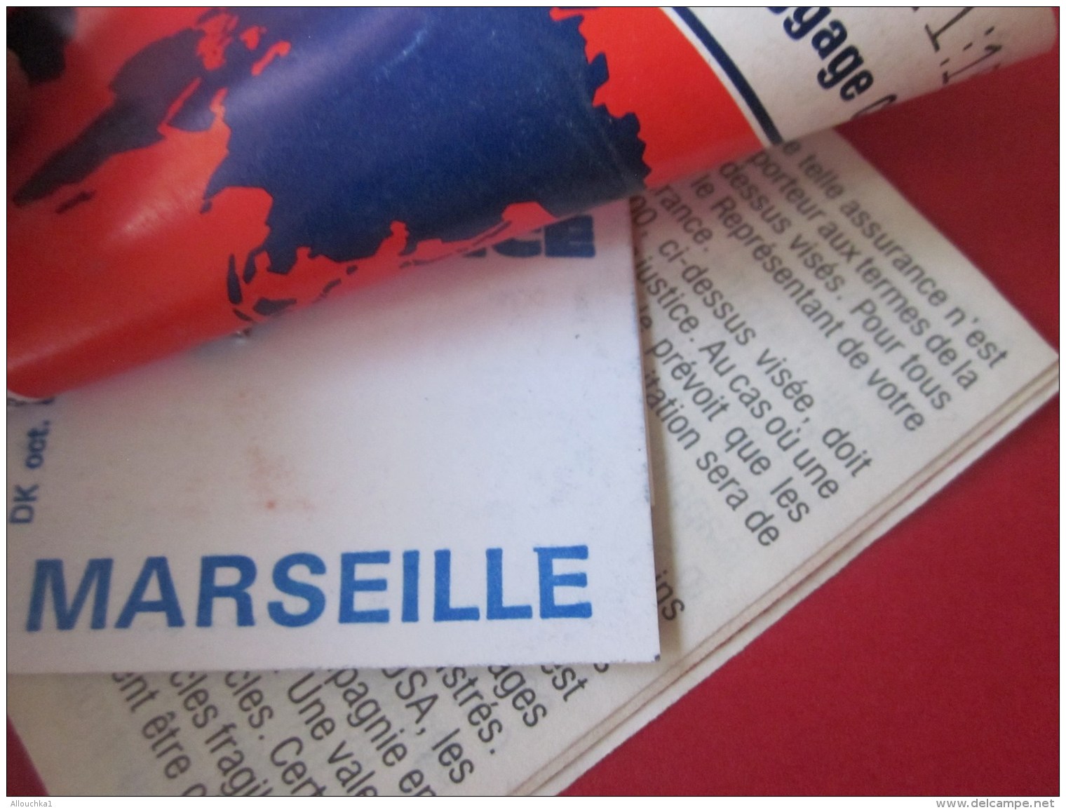 BILLET EMBARQUEMENT AVION AIR FRANCE  TITRE TRANSPORT TICKET LIGNE AERIENNE MARSEILLE / POINTE A PITRE GUADELOUPE 1988 - Europa