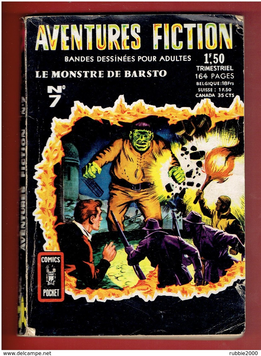 AVENTURES FICTION 1968 LE MONSTRE DE BARSTO NUMERO 7 - Aventures Fiction