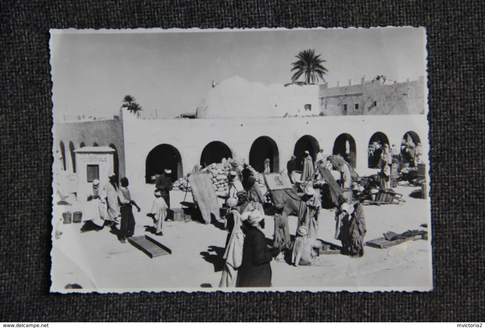 Photographie Originale D'un Marché Arabe - Africa