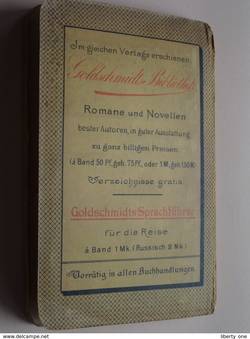 Griebens Reisebücher Band 45 - Die WESERBERGE ( Teutoburger ) Druk. A Seydel ( 168 + funf Karte ) Auflage funf - 1901 !