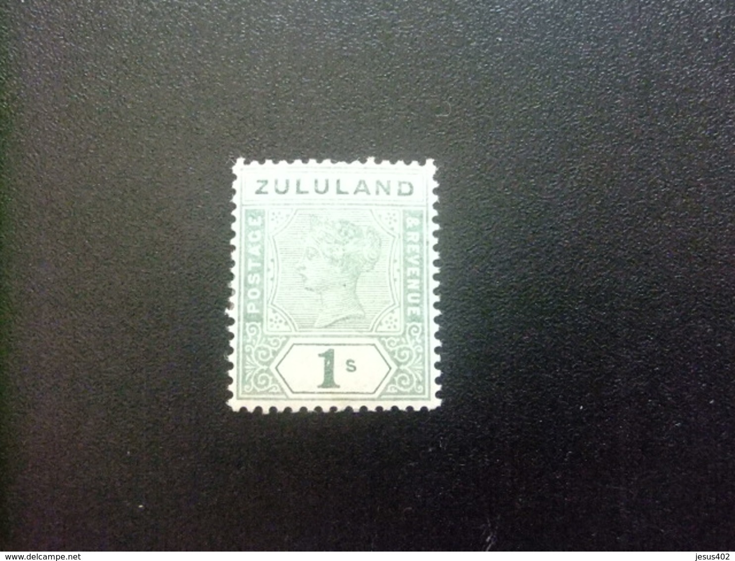 ZULULAND 1894 REINA VICTORIA Yvert 19 * Stanley Gibbons N 25 MH Corona CA - Zoulouland (1888-1902)