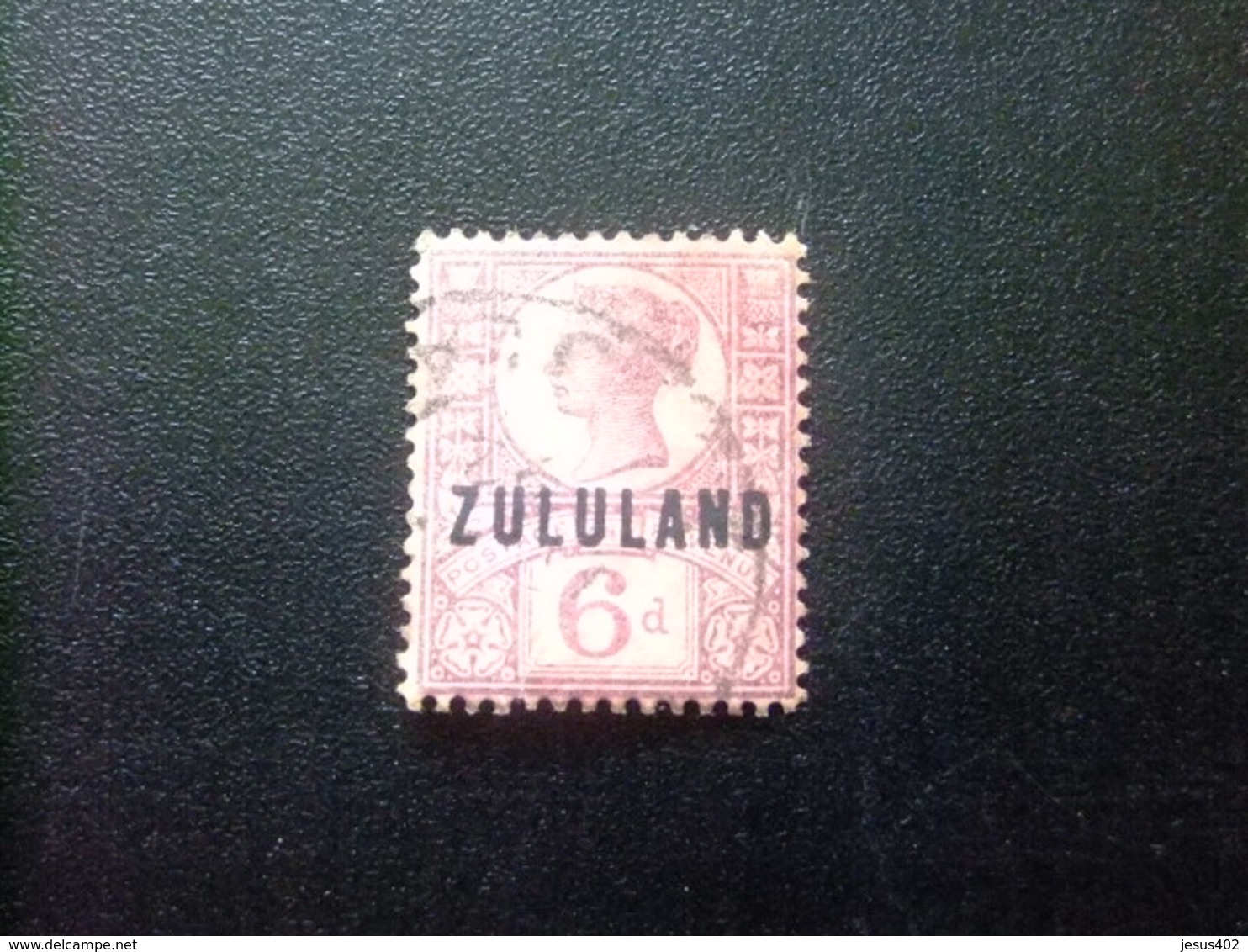 ZULULAND 1888 REINA VICTORIA Yvert  8 FU Stanley Gibbons 8 FU Fil Corona - Zoulouland (1888-1902)