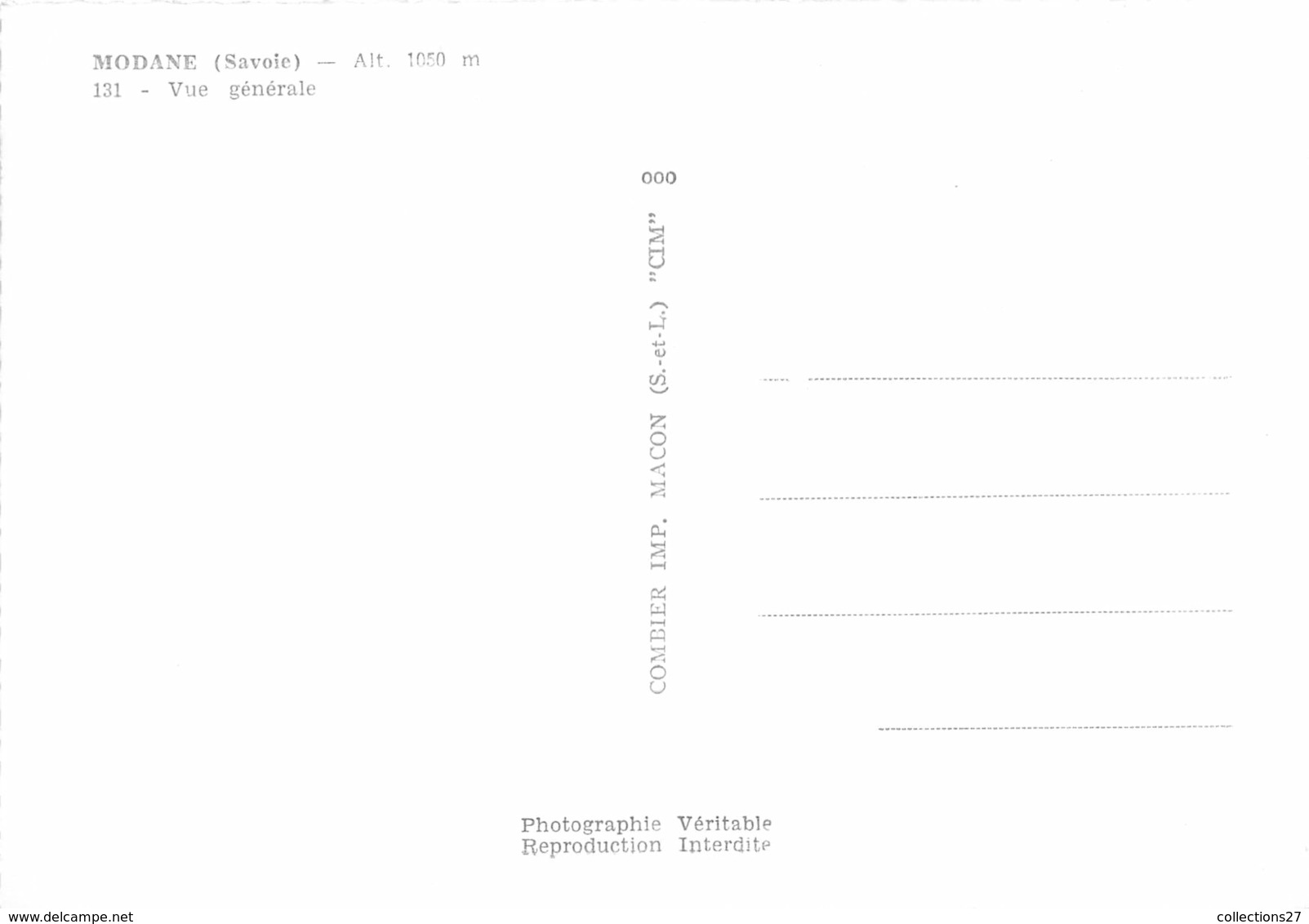 73-MODANE- VUE GENERALE - Modane