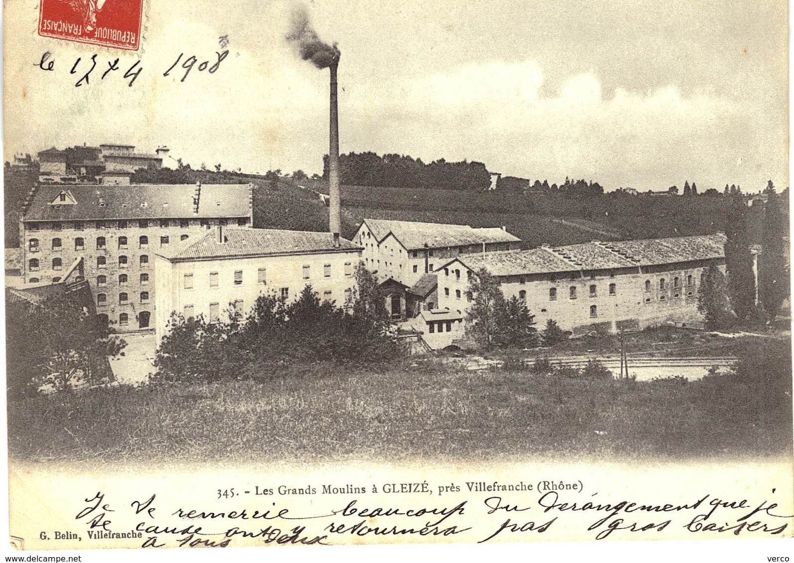 Carte Postale Ancienne De GLEIZE - Gleize