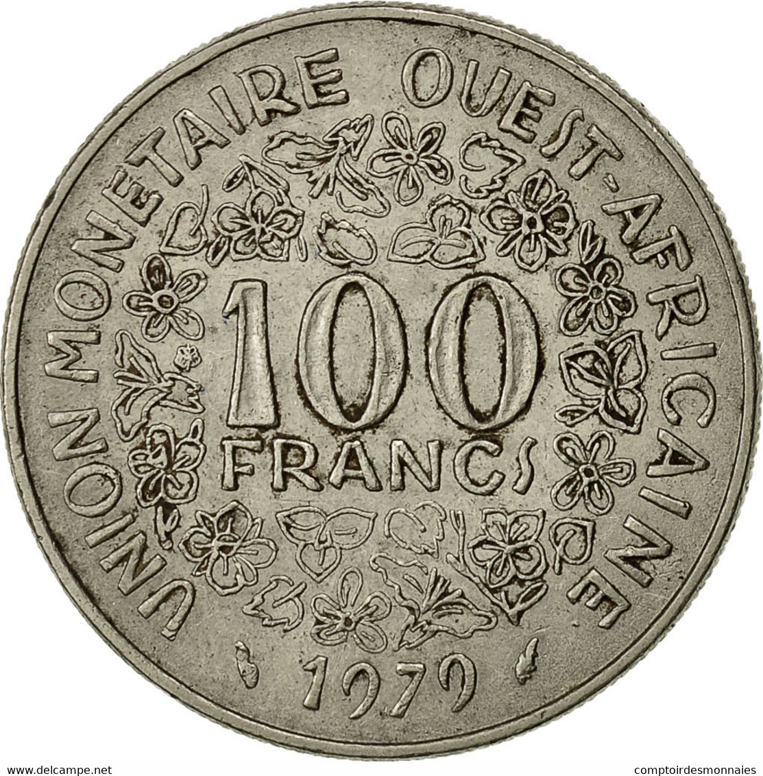 Monnaie, West African States, 100 Francs, 1979, TTB, Nickel, KM:4 - Ivory Coast