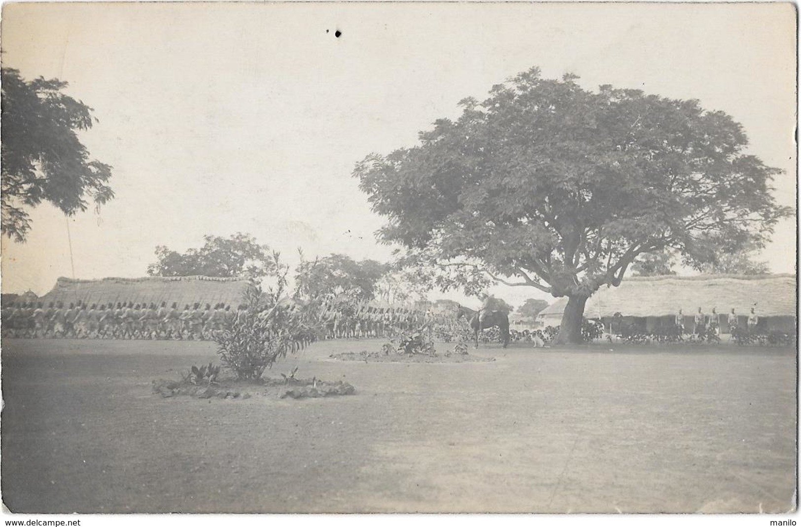 NIGER - RENTREE DE L'EXERCICE Des TIRAILLEURS En POSTE Au NIGER  Janvier 1924 - Carte Photo - Niger