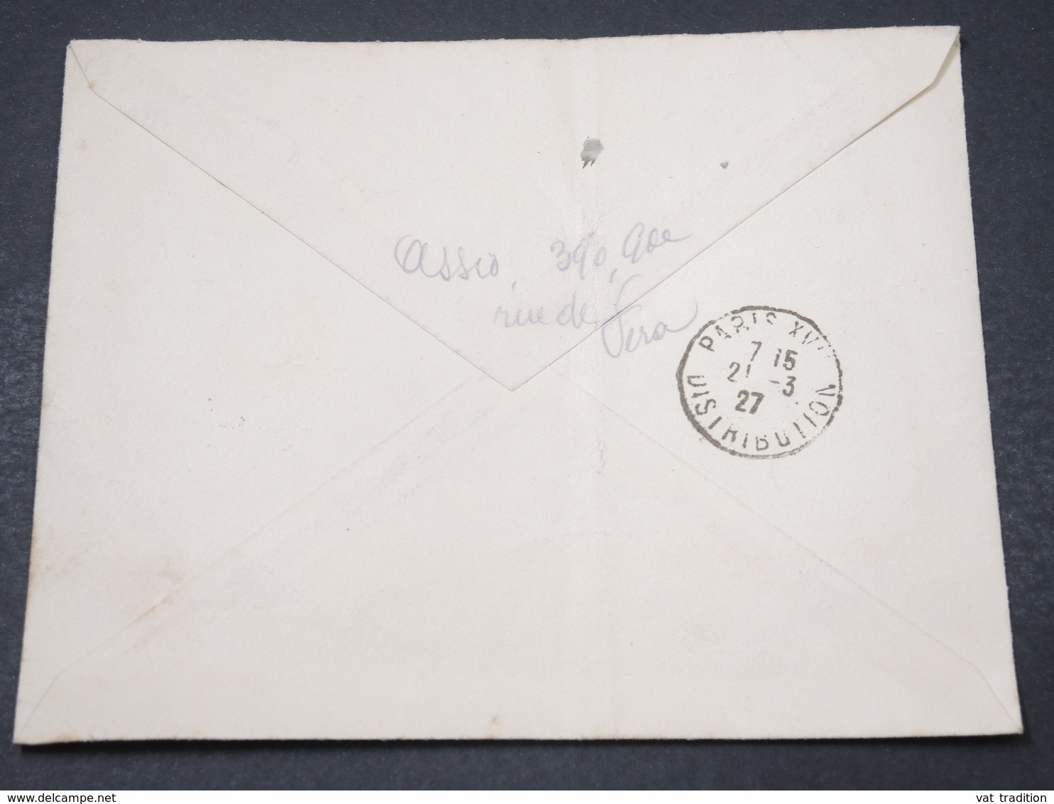 TURQUIE - Enveloppe En Recommandé De Béra Pour Paris En 1927 - L 16860 - Cartas & Documentos