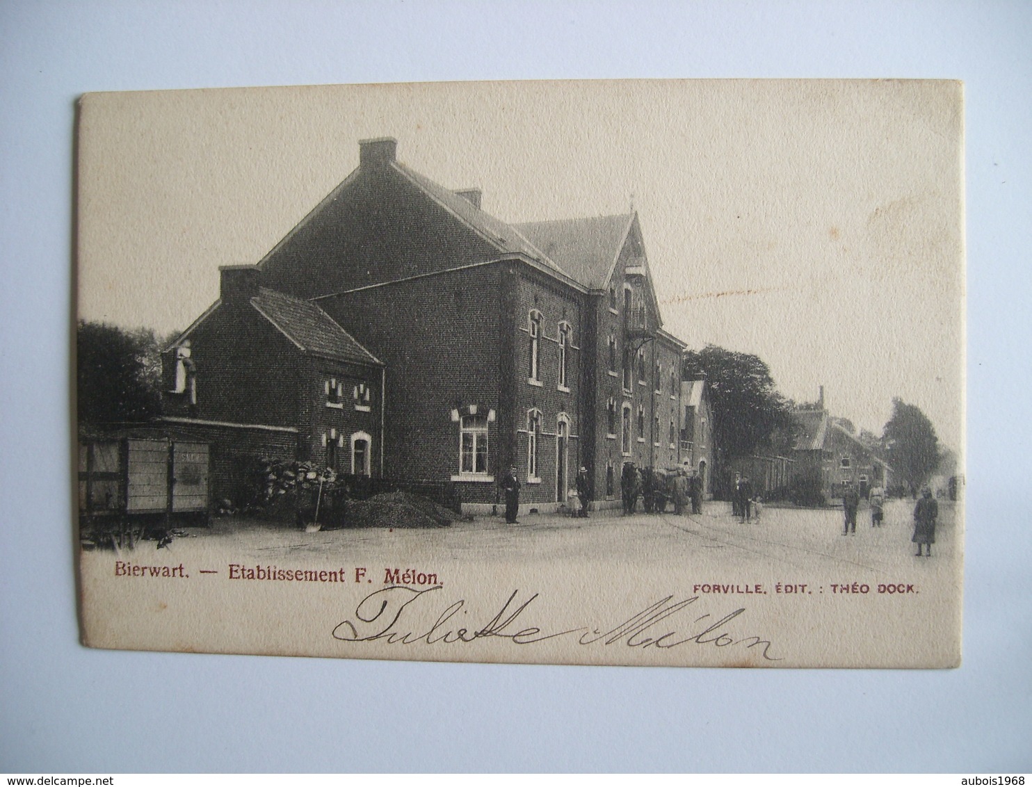 Bierwart - Etablissement F. Mélon - Fernelmont