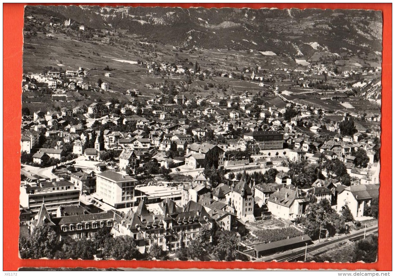 HCE-06 Sierre Vue Générale.  Perrochet VS 654, Non Circulé, Grand Format - Sierre