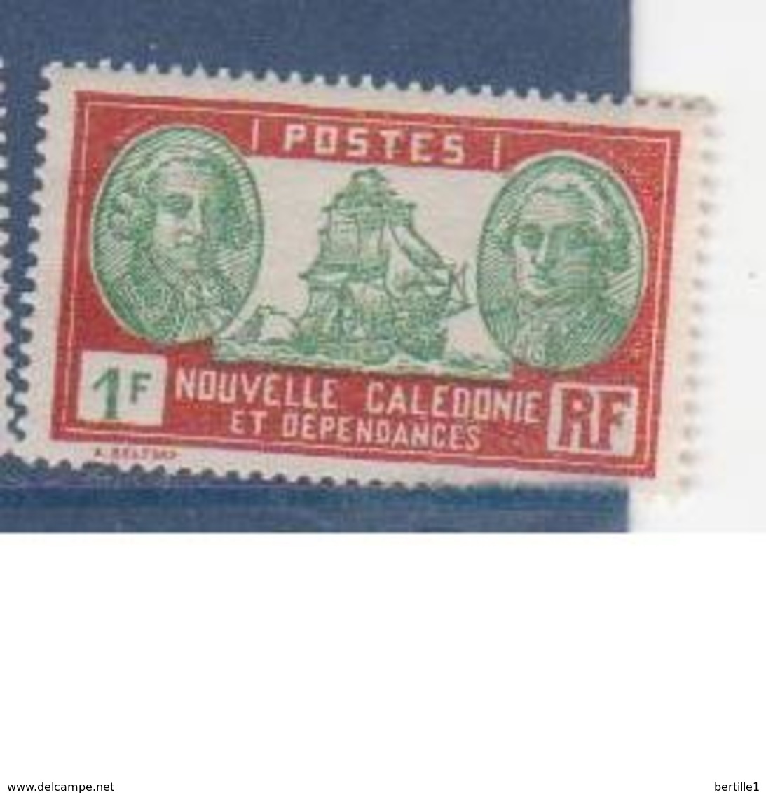 NOUVELLE CALEDONIE       N° YVERT  :   184    NEUF SANS GOMME        ( SG     014 ) - Unused Stamps