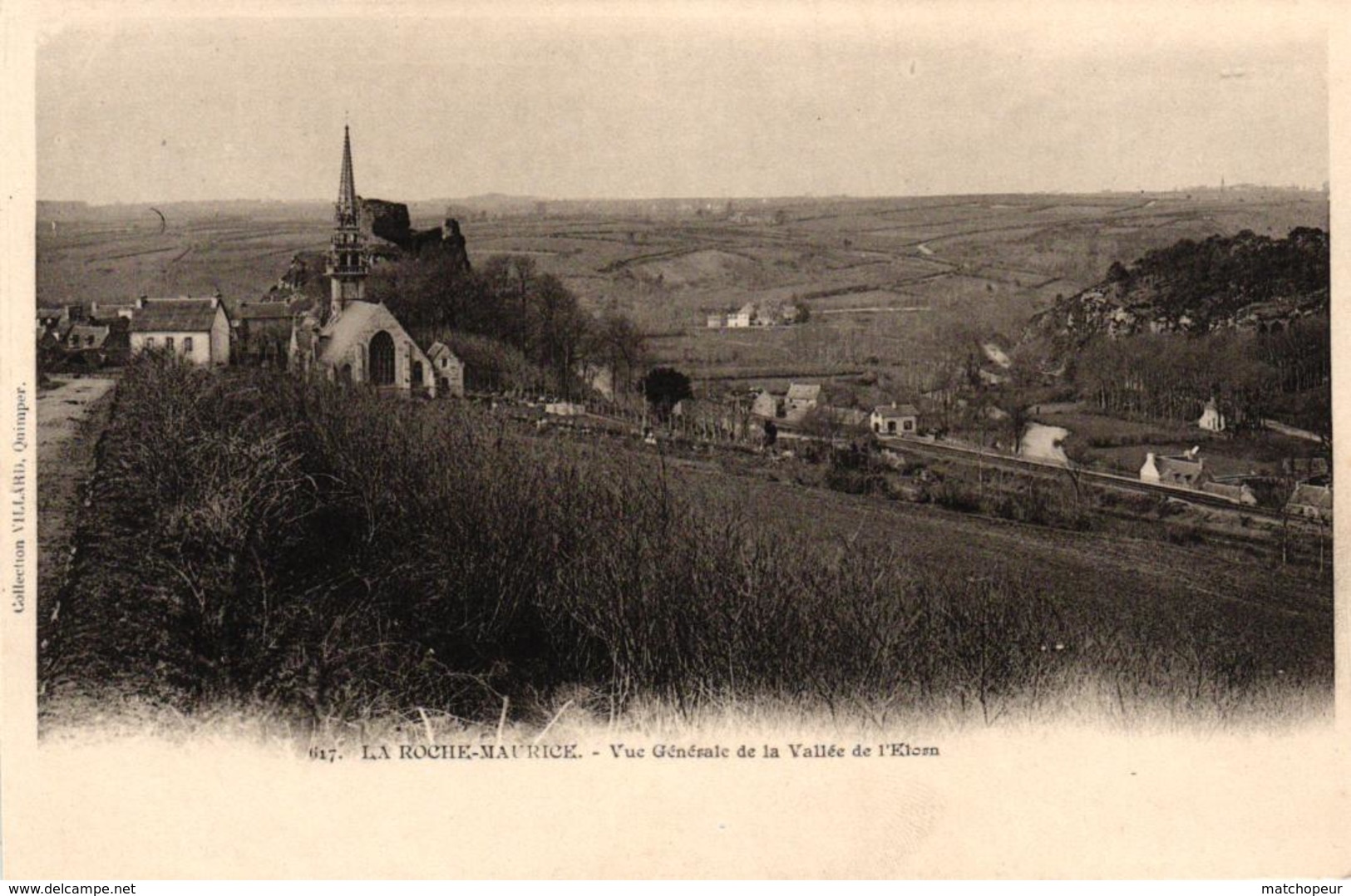 LA ROCHE MAURICE -29- VUE GENERALE DE LA VALLEE DE L'ELORN - La Roche-Maurice